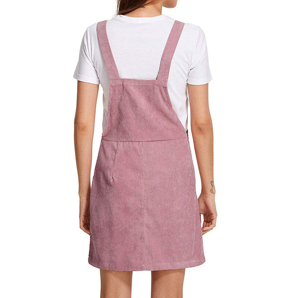 Casual dress Pocket Retro Corduroy - shopngos