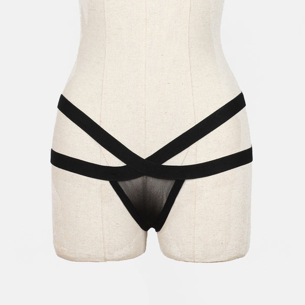 Panties High Waist Lingerie Transparen Nylon - shopngos