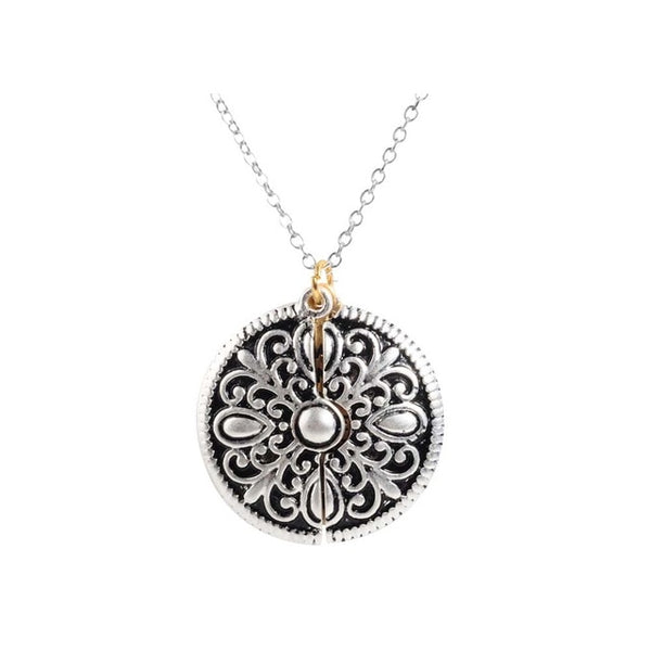 You are My Sunshine Engraved Necklace Sunflower Locket Necklace - shopngos