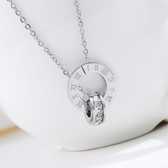 Luxury Brand Roman Numerical Necklace - shopngos