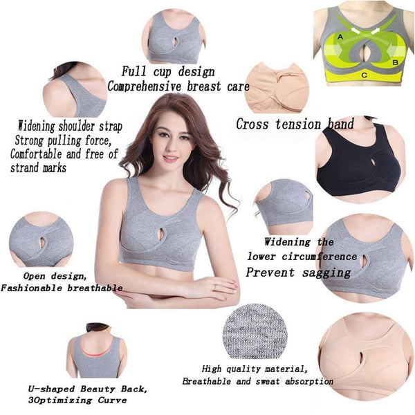 Anti-Sagging Wirefree Bra - shopngos