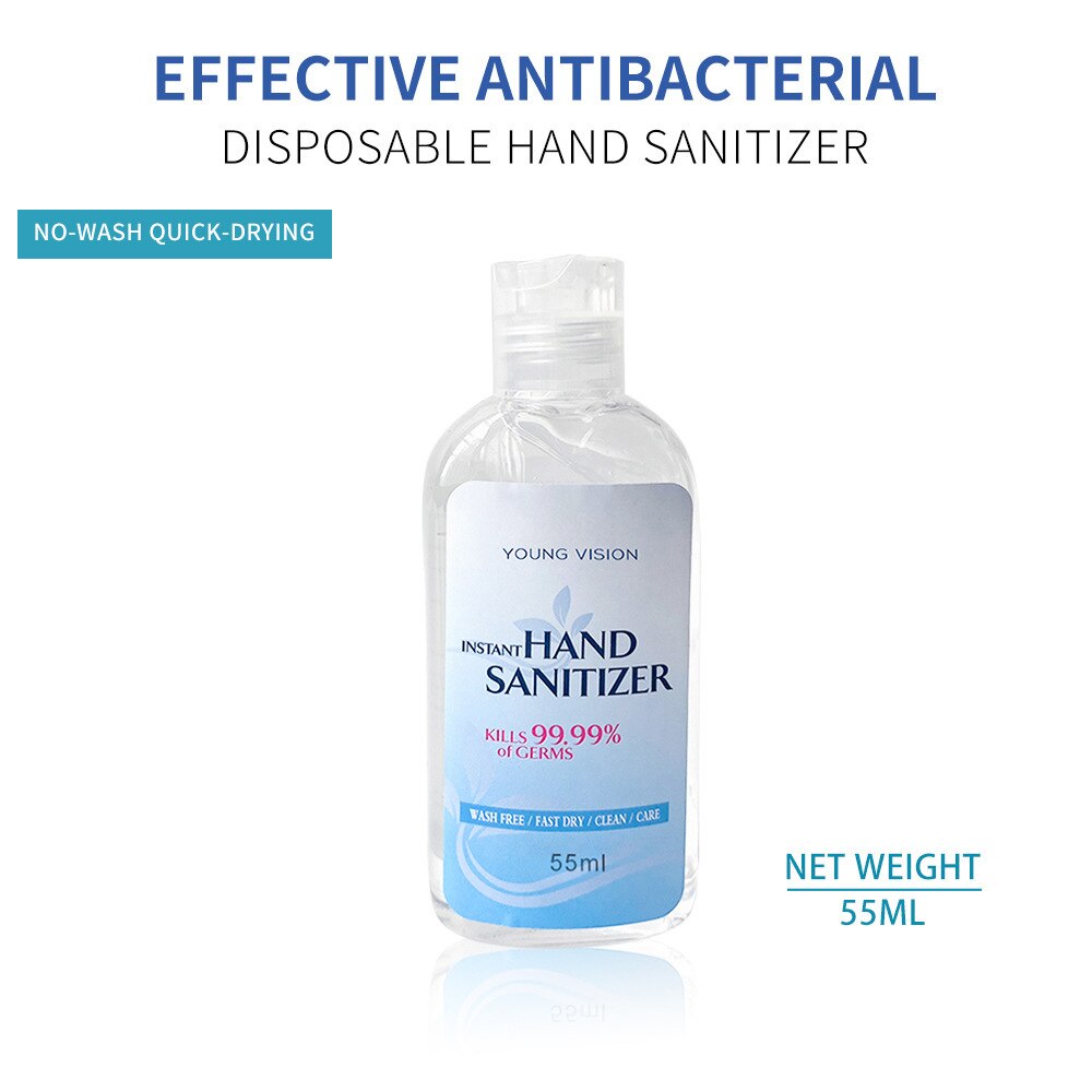 55ml Anti Virus Alcohol Hand Sanitizer Anti Bacteria Moisturizing Aloe Vera - shopngos