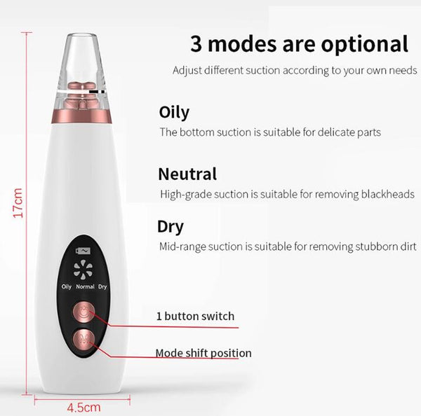 USB Black Dot Remover Face Pore Vacuum Skin Care - shopngos