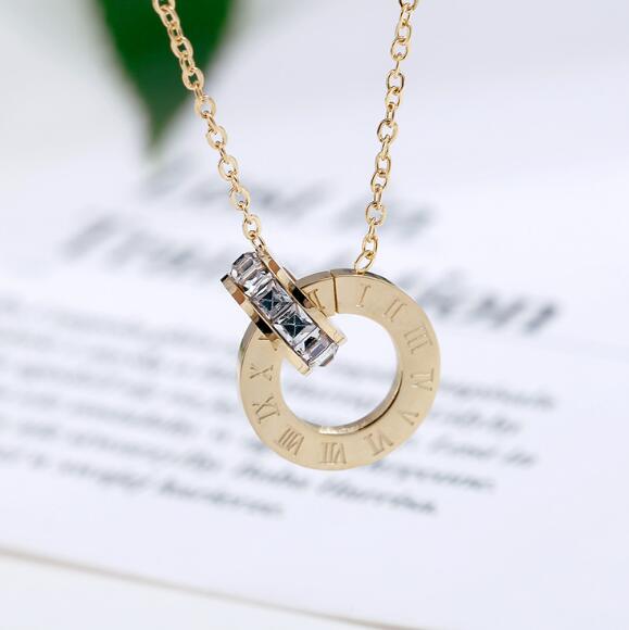 Luxury Brand Roman Numerical Necklace - shopngos