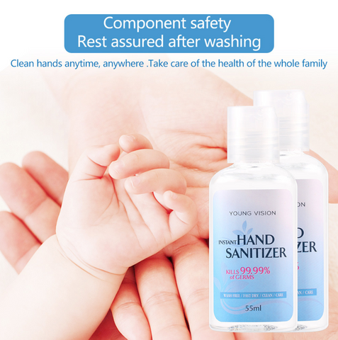 55ml Anti Virus Alcohol Hand Sanitizer Anti Bacteria Moisturizing Aloe Vera - shopngos