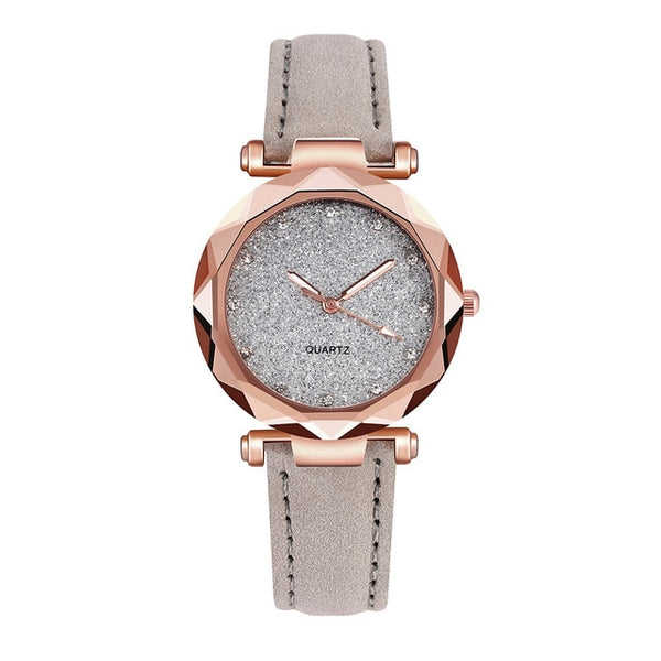 Rose Gold Quartz Watch - shopngos