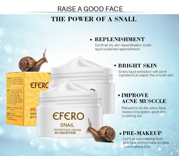 Anti Aging Snail Essence Face Cream Whitening - shopngos