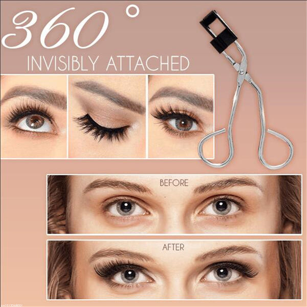 Magnetic Quantum Eyelash Curler With False Eyelashes - shopngos