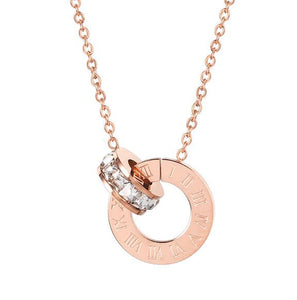 Luxury Brand Roman Numerical Necklace - shopngos