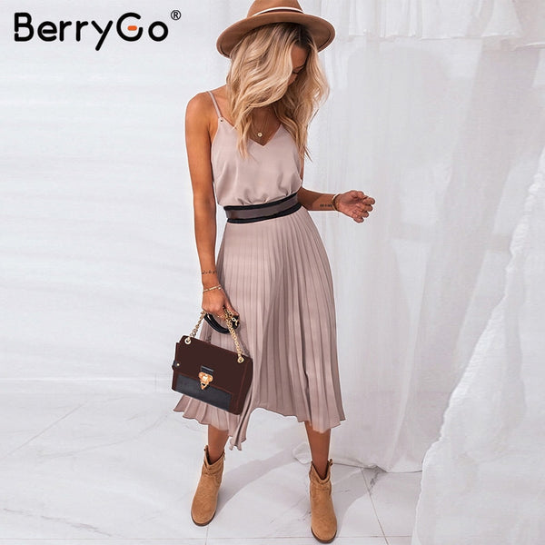 midi dress Casual office ladies party dresses - shopngos