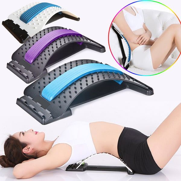 Stretcher Fitness Lumbar Support & Relaxation Mate Spinal Pain Relieve Chiropractor Messager - shopngos