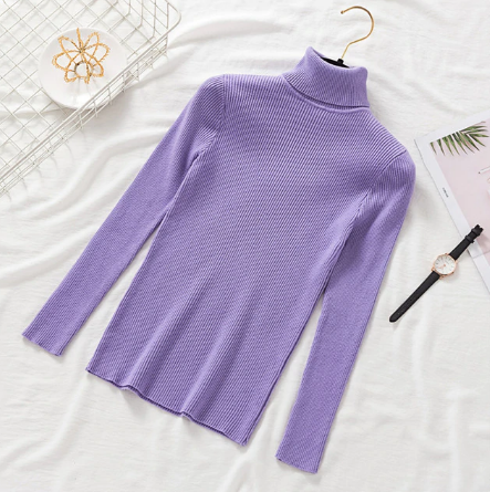 Women Turtleneck Sweaters Fashion Spring - shopngos