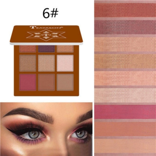 Eyeshadow Palette Changeable Nude Waterproof - shopngos