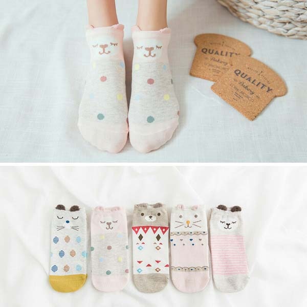 5Pairs/Lot Summer socks women - shopngos