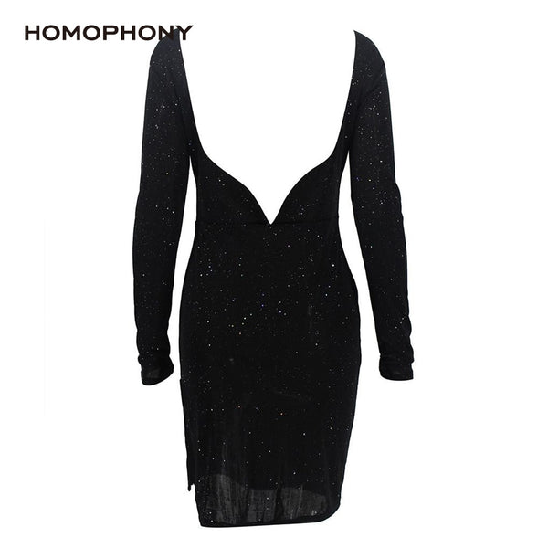 homophony Dress Grace Black Dress Knee-Length - shopngos