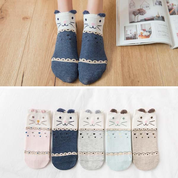 5Pairs/Lot Summer socks women - shopngos