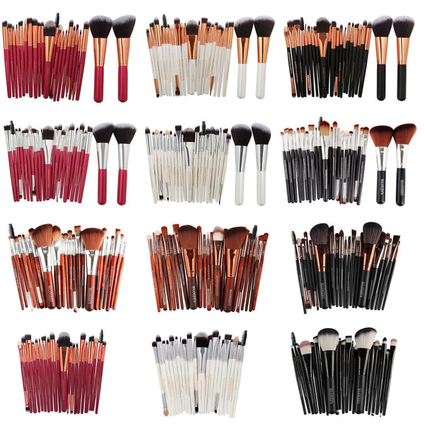 20/22Pcs shadows Makeup Brushes Set Cosmetic Foundation Powder - shopngos