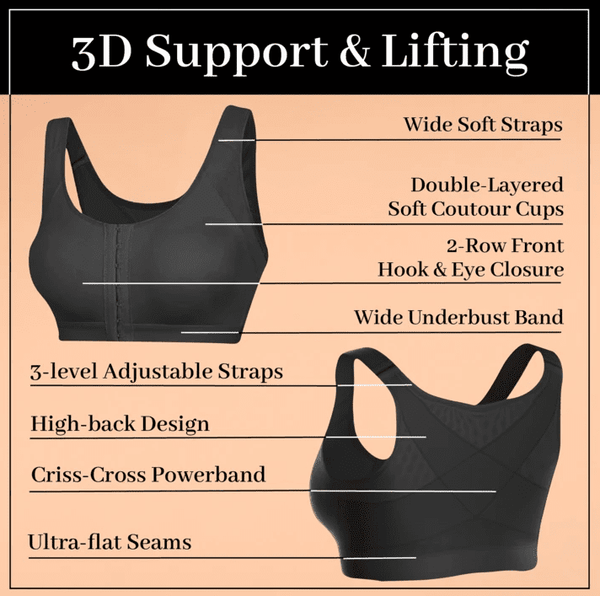 Wireless Posture Support Bra - shopngos