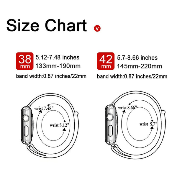 Band For Apple Watch Series 3/2/1 38MM 42MM - shopngos