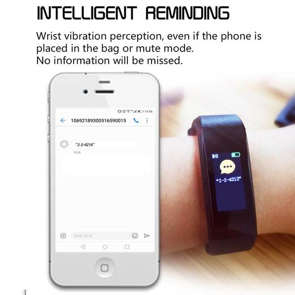 Smart Wristband fitness tracker Watch Health Heart Waterproof - shopngos