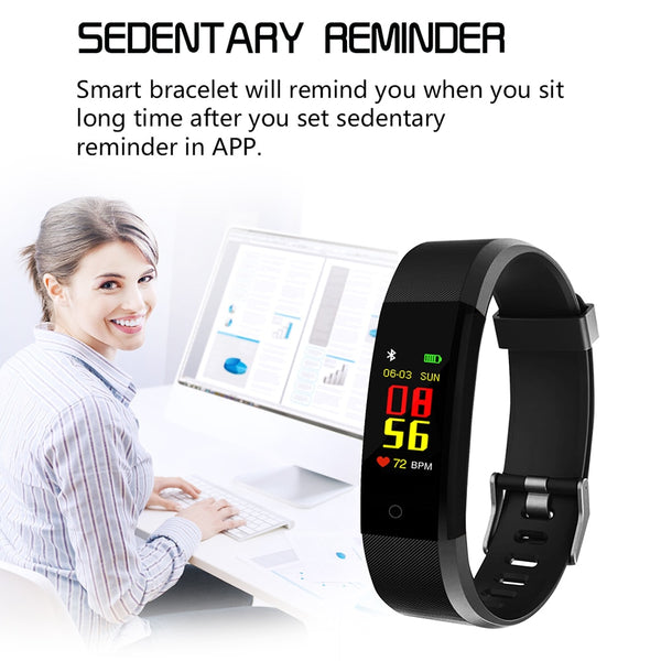 Smart Wristband fitness tracker Watch Health Heart Waterproof - shopngos