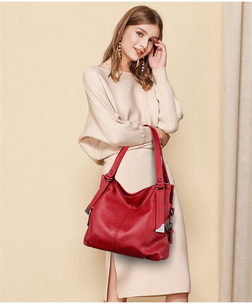 Women Bags Real Leather Luxury Ladies Shoulder Bag - shopngos