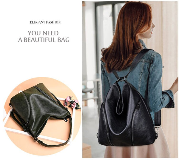 Multifunctional Vintage Women Messenger Bag Designer Shoulder Bags - shopngos