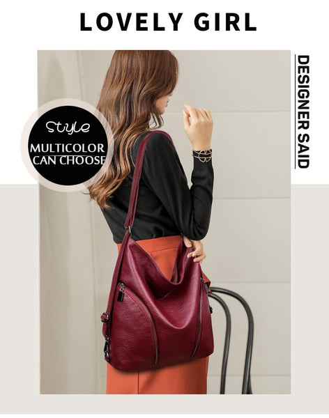 Multifunctional Vintage Women Messenger Bag Designer Shoulder Bags - shopngos