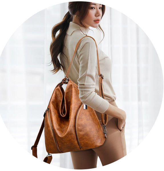 Multifunctional Vintage Women Messenger Bag Designer Shoulder Bags - shopngos