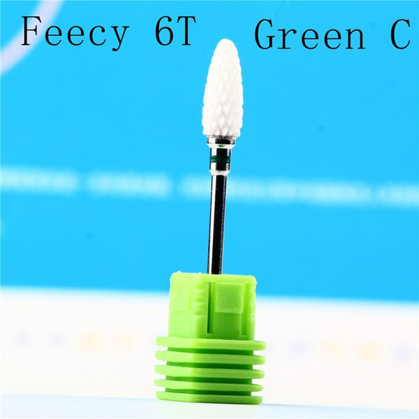 Ceramic Mill Manicure Machine Set Cutter For Pedicure Electric Nail Files Nail Drill Bit - shopngos