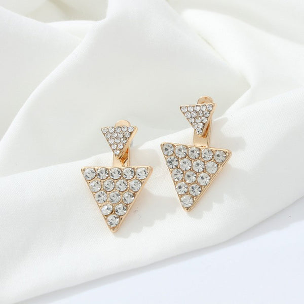 Crystal Flower Drop Earrings for Women new 2019 - shopngos