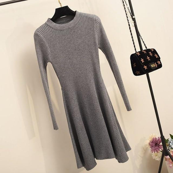 2020 Women's Irregular Hem Casual Winter dress - shopngos