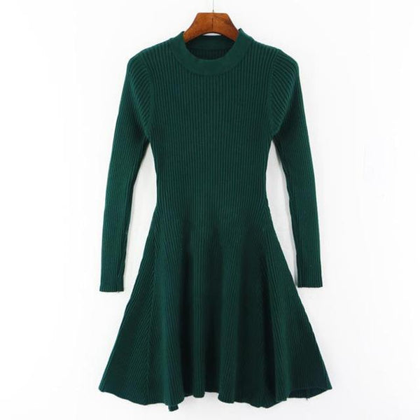 2020 Women's Irregular Hem Casual Winter dress - shopngos