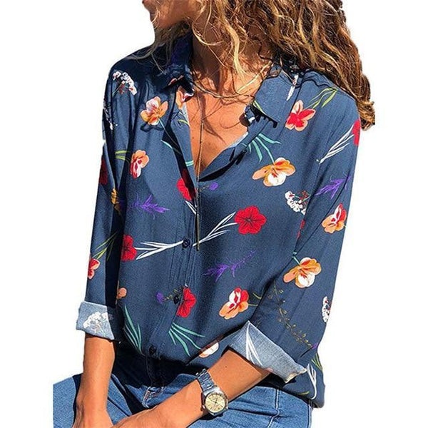 fashion Leisure Blouse Shirt Casual Tops - shopngos