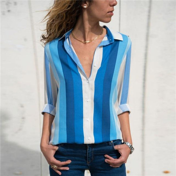 fashion Leisure Blouse Shirt Casual Tops - shopngos