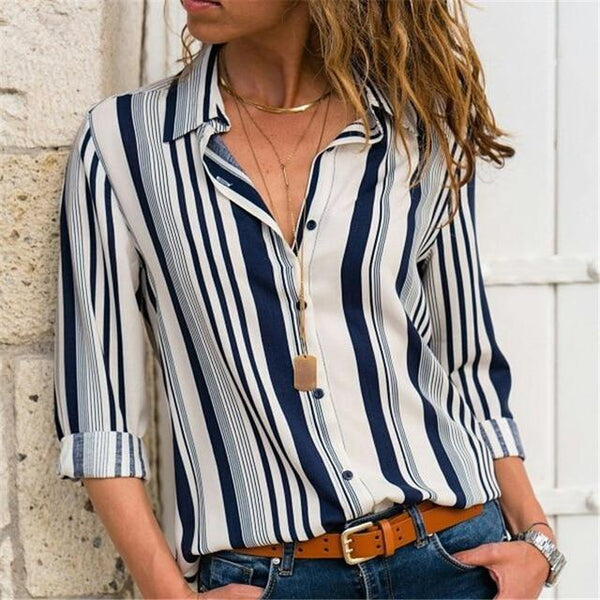 fashion Leisure Blouse Shirt Casual Tops - shopngos