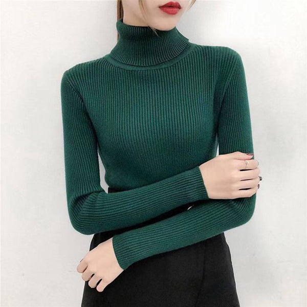 Women Turtleneck Sweaters Fashion Spring - shopngos