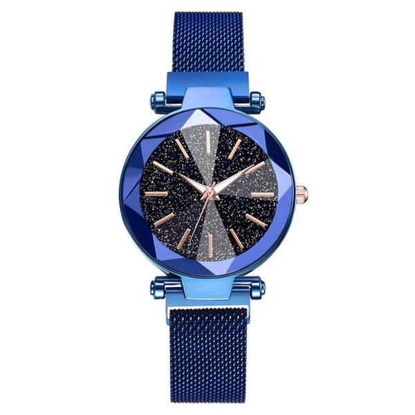 Luxury Starry Sky Stainless Steel Mesh Bracelet Watches - shopngos