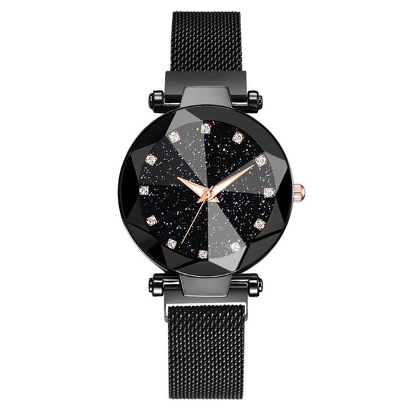 Luxury Starry Sky Stainless Steel Mesh Bracelet Watches - shopngos