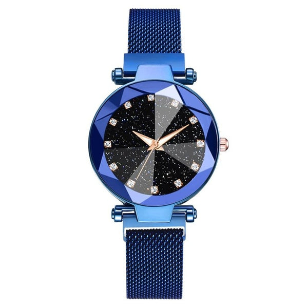 Luxury Starry Sky Stainless Steel Mesh Bracelet Watches - shopngos