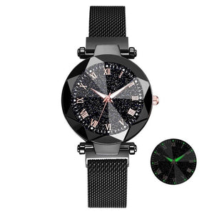 Luxury Starry Sky Stainless Steel Mesh Bracelet Watches - shopngos