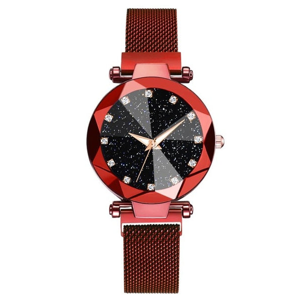 Luxury Starry Sky Stainless Steel Mesh Bracelet Watches - shopngos