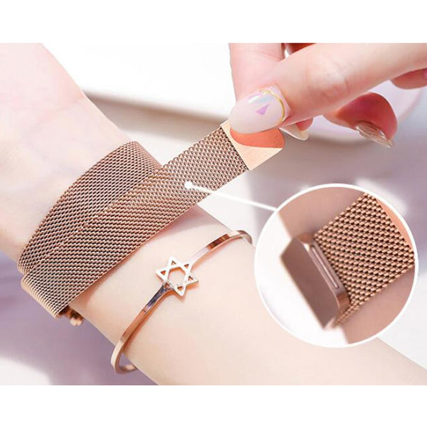 Luxury Starry Sky Stainless Steel Mesh Bracelet Watches - shopngos