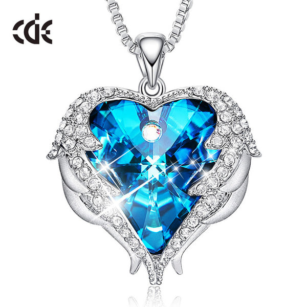 CDE Angel Wing Heart Necklaces  Christmas GIFTS - shopngos