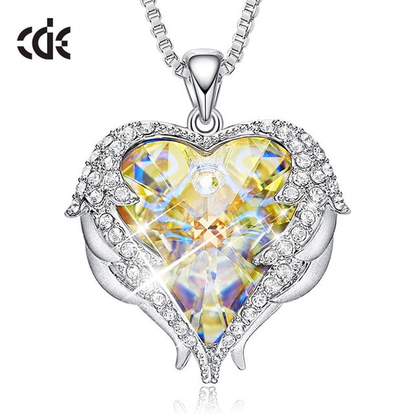 CDE Angel Wing Heart Necklaces  Christmas GIFTS - shopngos