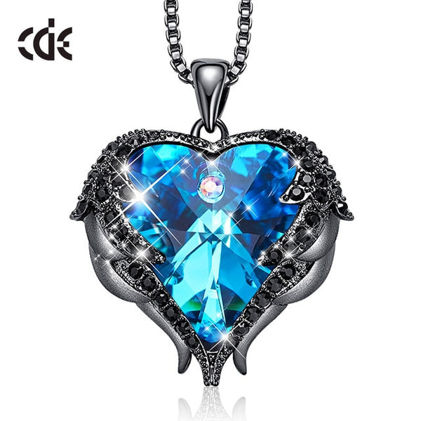 CDE Angel Wing Heart Necklaces  Christmas GIFTS - shopngos