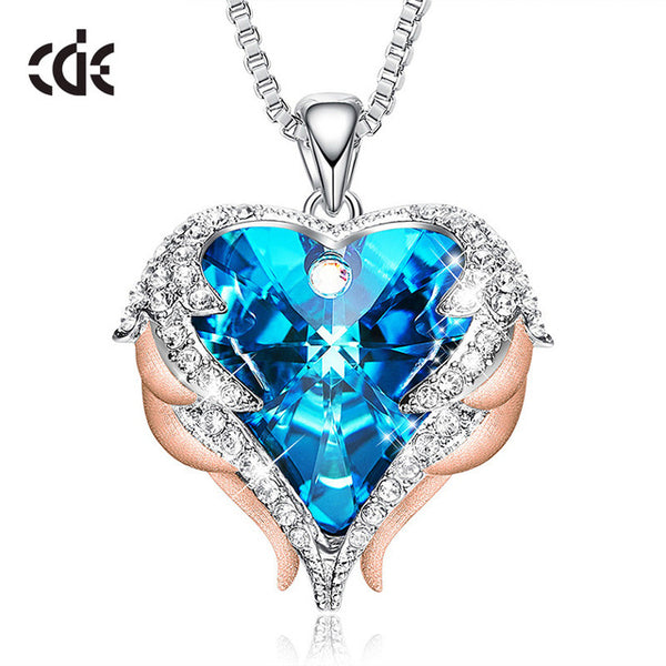 CDE Angel Wing Heart Necklaces  Christmas GIFTS - shopngos