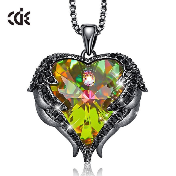 CDE Angel Wing Heart Necklaces  Christmas GIFTS - shopngos