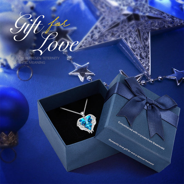 CDE Angel Wing Heart Necklaces  Christmas GIFTS - shopngos