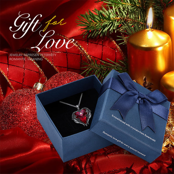 CDE Angel Wing Heart Necklaces  Christmas GIFTS - shopngos